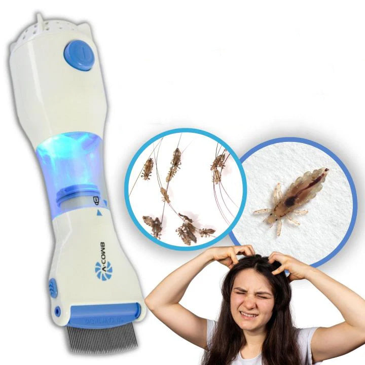 Električni češalj-usisivač za vaške i gnjide